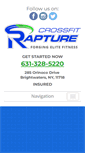 Mobile Screenshot of crossfitrapture.com